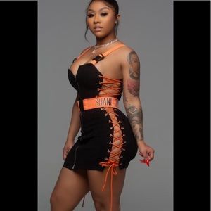 Shane Justin crossed up dress worn only once!